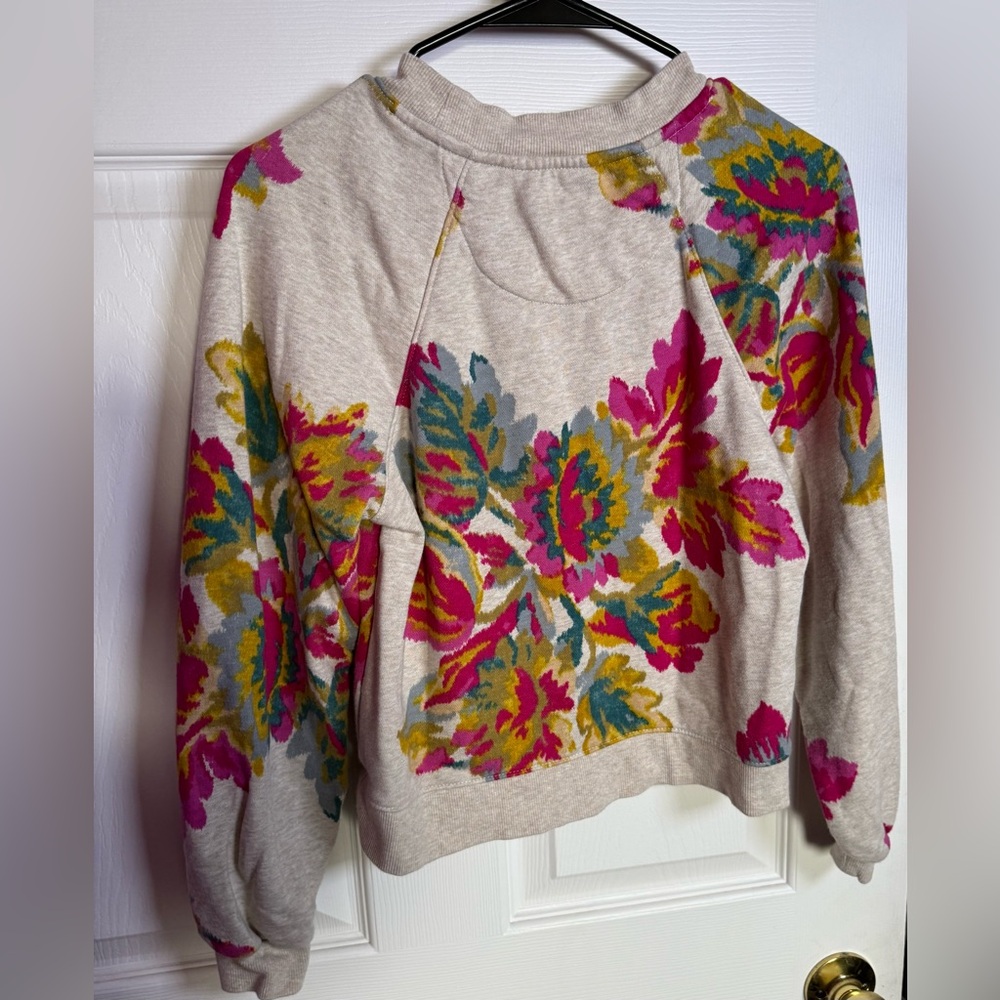 Anthropologie-Saturday/Sunday Edita Ruched Sweatshirt - Picture 4 of 6